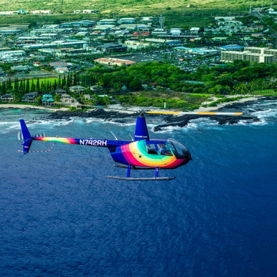 Kilauea Volcano Eruption Helicopter