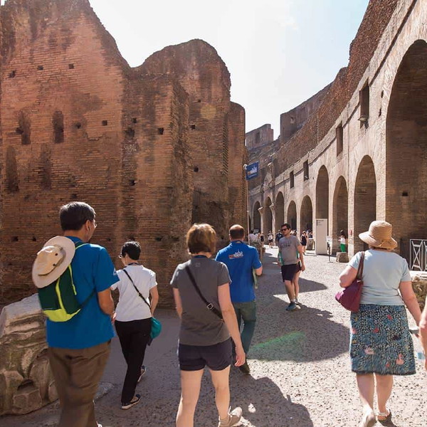 Colosseum Arena Floor with Roman Forum and Palatine Hill