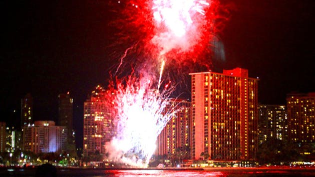 Waikiki Fireworks Cruise