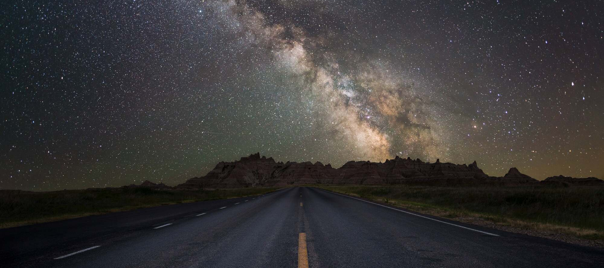 Badlands Sunset and Night Sky Program