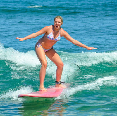 Surfing Lesson at Costa Azul