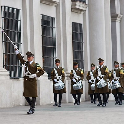 La Moneda Changing of Guard and Downtown Private Tour