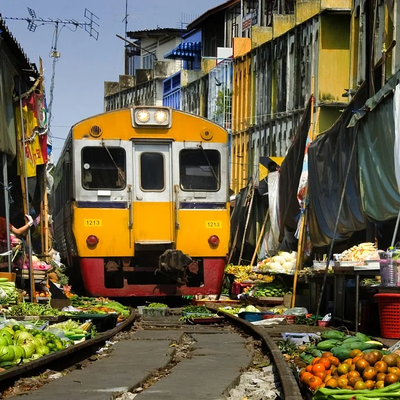 Private Ayutthaya, Railway Market and Floating Market Tour