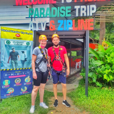ATV Ride, Zipline, and Phuket City Tour