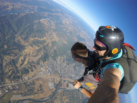 Skydiving In Wine Country
