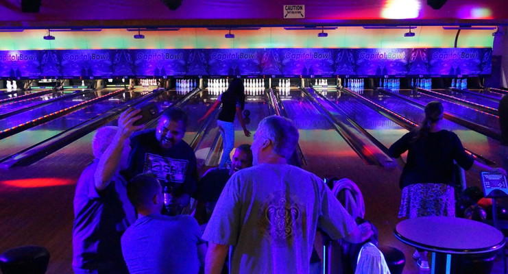 Glow Bowling Date Night