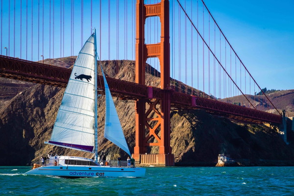 Bay Catamaran Sail on San Francisco Bay