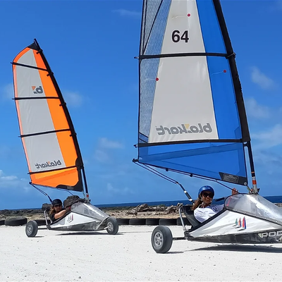 Landsailing in Blokarts