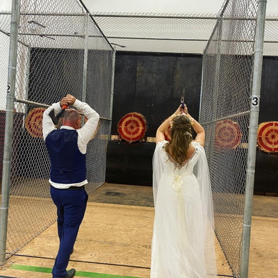 E-Bike and Axe Throwing