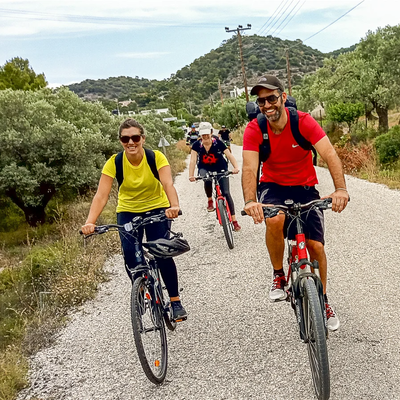From Athens: Explore Aegina Island by Bike