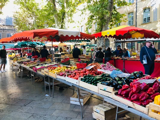 Aix-en-Provence Market and Vineyard Tour