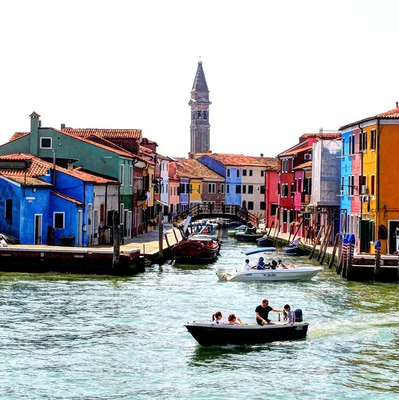 Private Murano and Burano Boat Tour