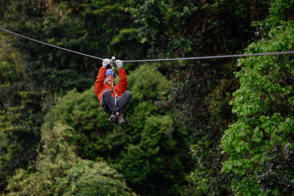 Aerial Tram, Zipline and Hanging Bridges Tour