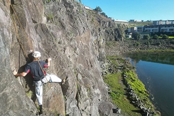 Full-Day Rock Climbing Maungarei Springs Stonefields