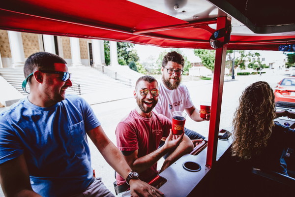 Public Party Bike Pub Crawl Tour