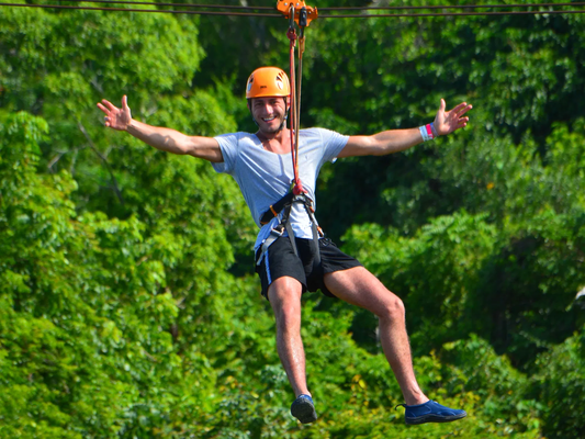 Zipline Mega Splash and Waterfall Pool
