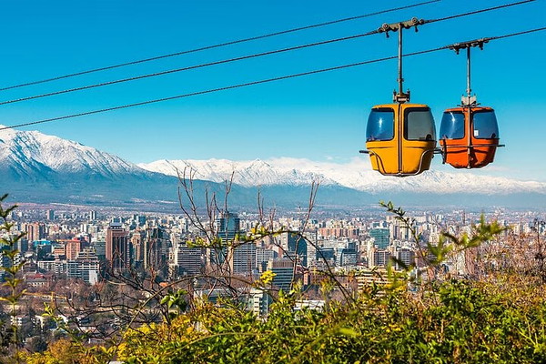 Santiago Skyline San Cristóbal and Cable Car Private Adventure