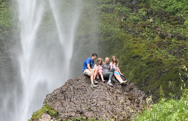 Gorge-ous Sunset Multnomah Falls Waterfall Tour