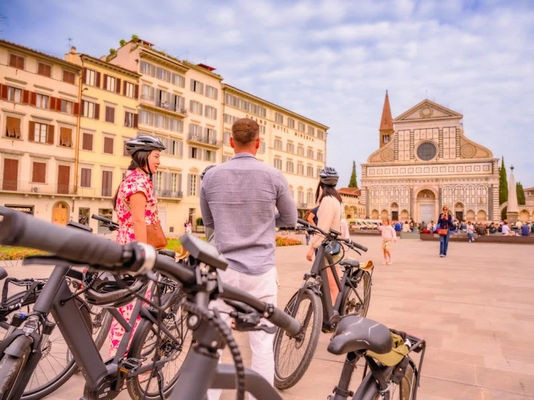 Guided Tour of Florence and Piazzale Michelangelo by E-Bike