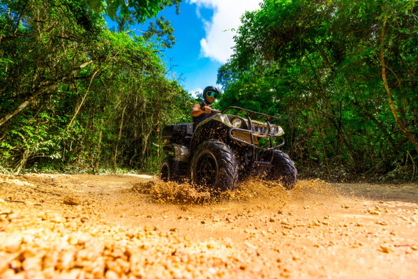 ATV Ride, Zipline, and Cenote Tour (Hotel Pick-up Included)