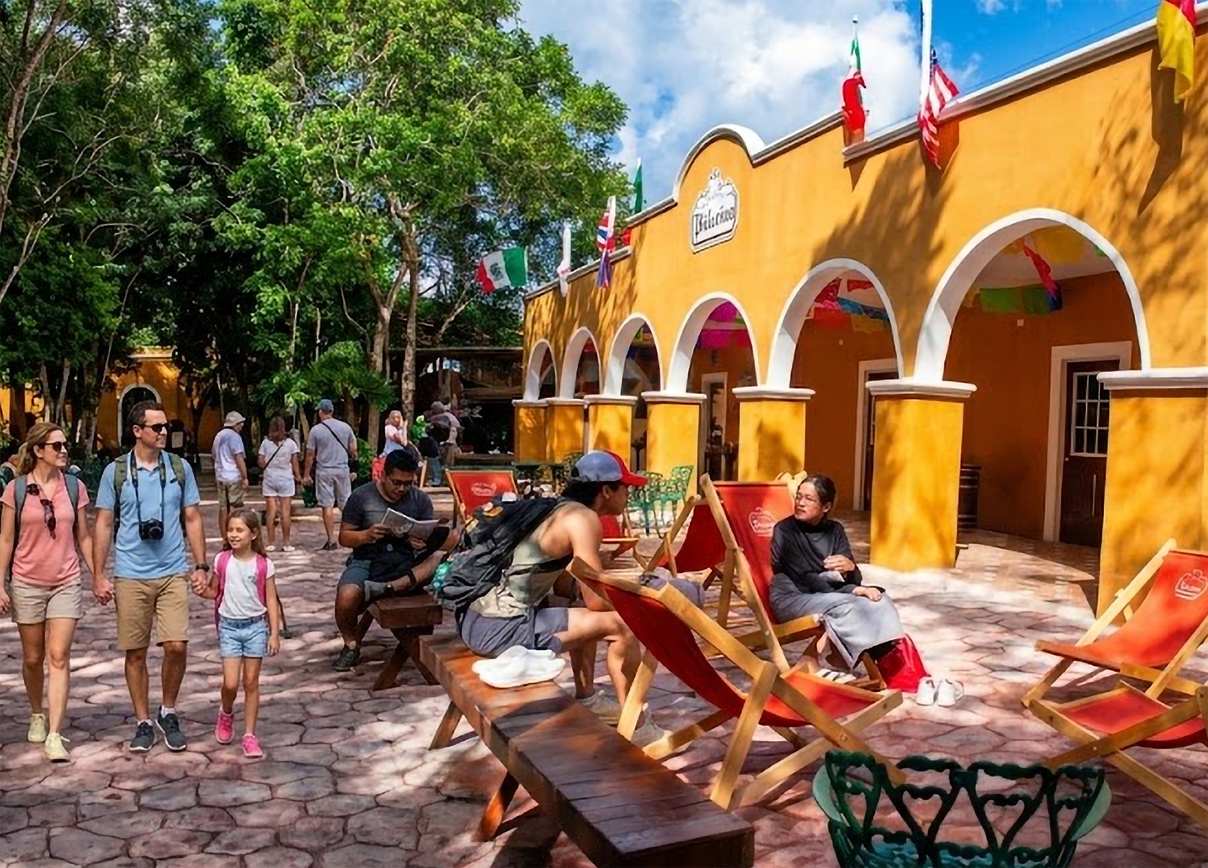 Shared ATV Ride, Cenote, Zipline with Meeting Point Only