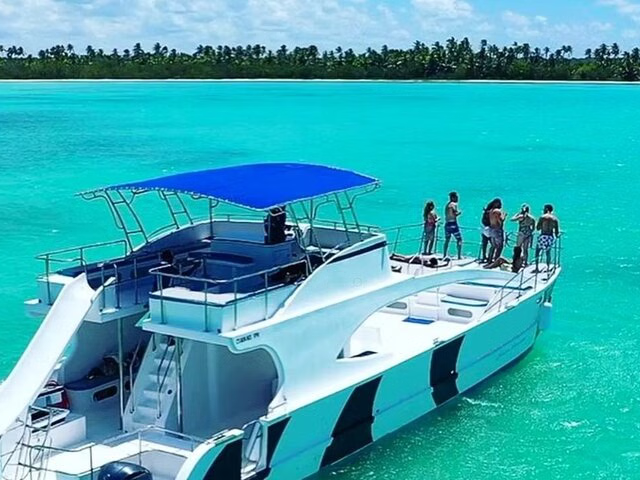 Puerto Plata Party Boat Cruise with Snorkeling and Open Bar