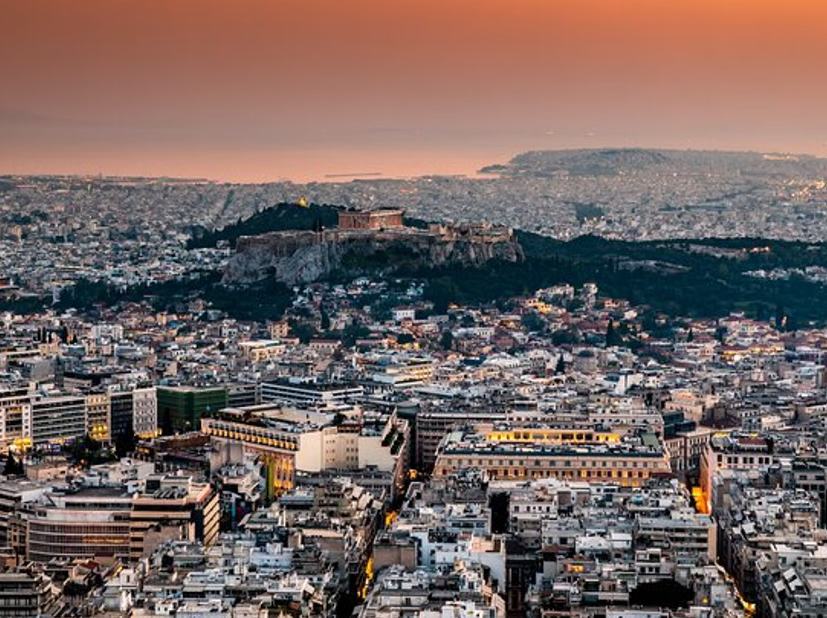 Athens Panoramic Sunset Tour with Plaka Walk