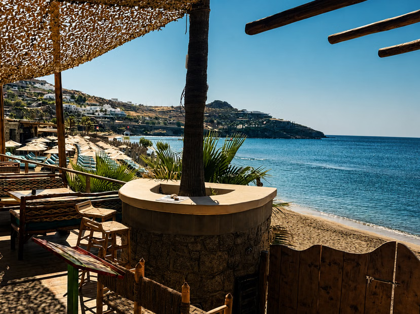 Mykonos Paradise Beach Break with Sunbeds