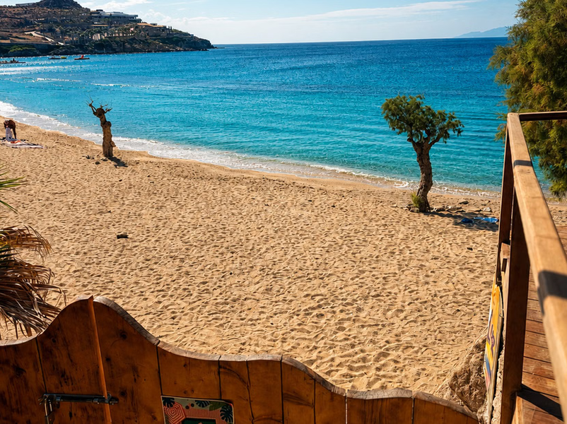 Mykonos Paradise Beach Break with Sunbeds