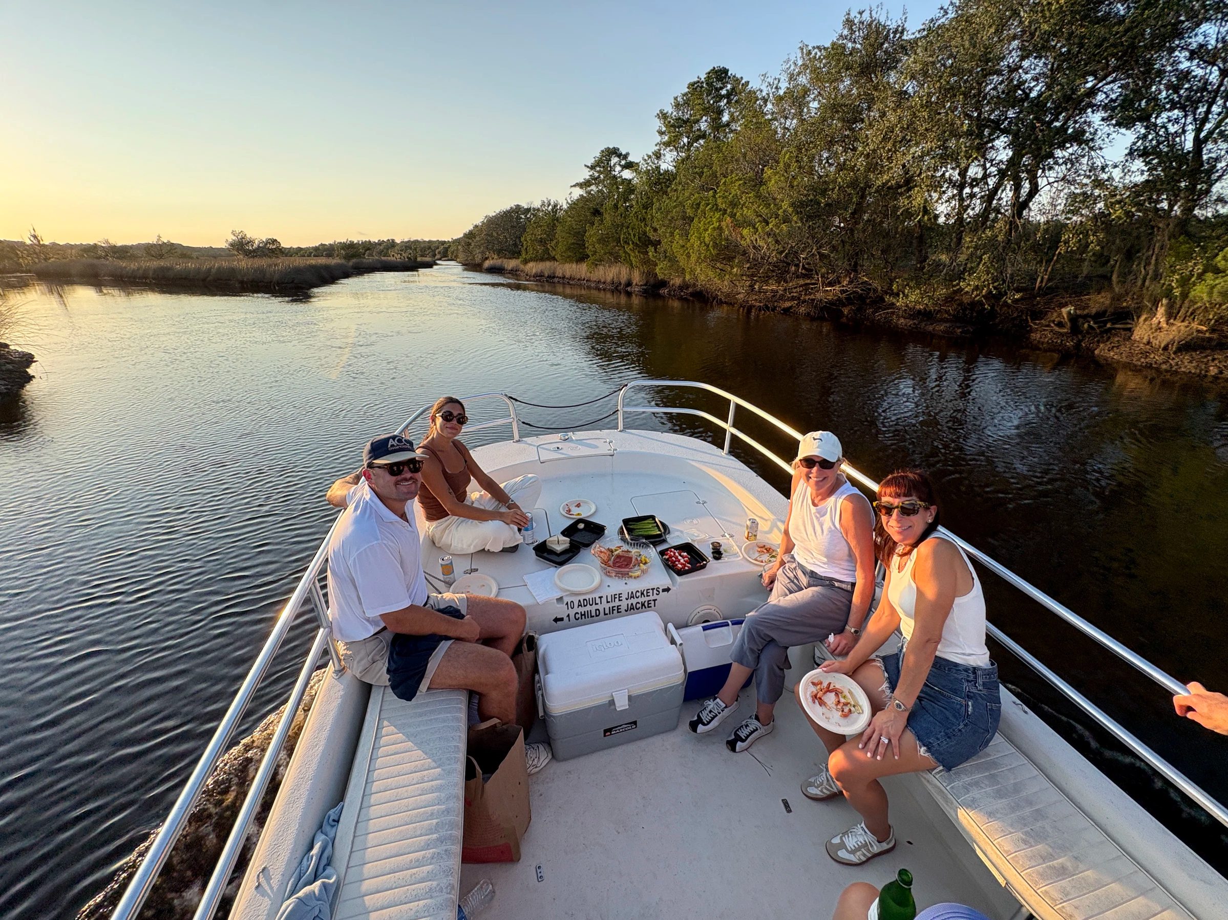 Golden Hour Lowcountry Boat Cruise